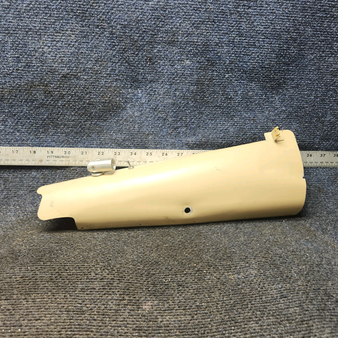 Used aircraft parts for sale, 0511137-13 Cessna 172 Doorpost Cover LH With LED Map light.