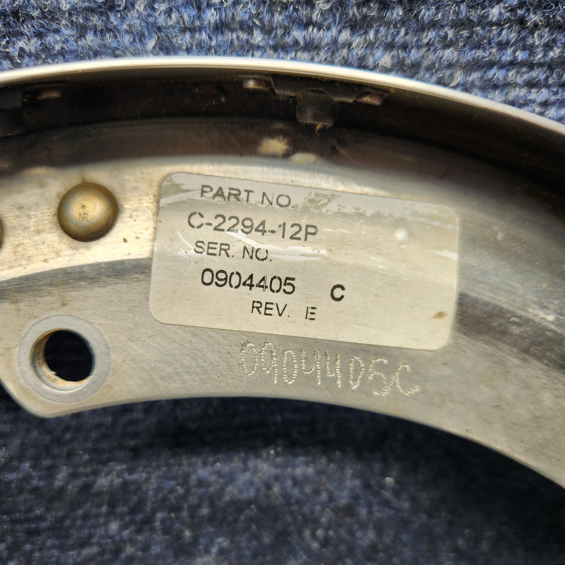 Used aircraft parts for sale, C2294-1 Beechcraft F33A HARTZELL 3 BLADE SIMITAR AFT BULKHEAD