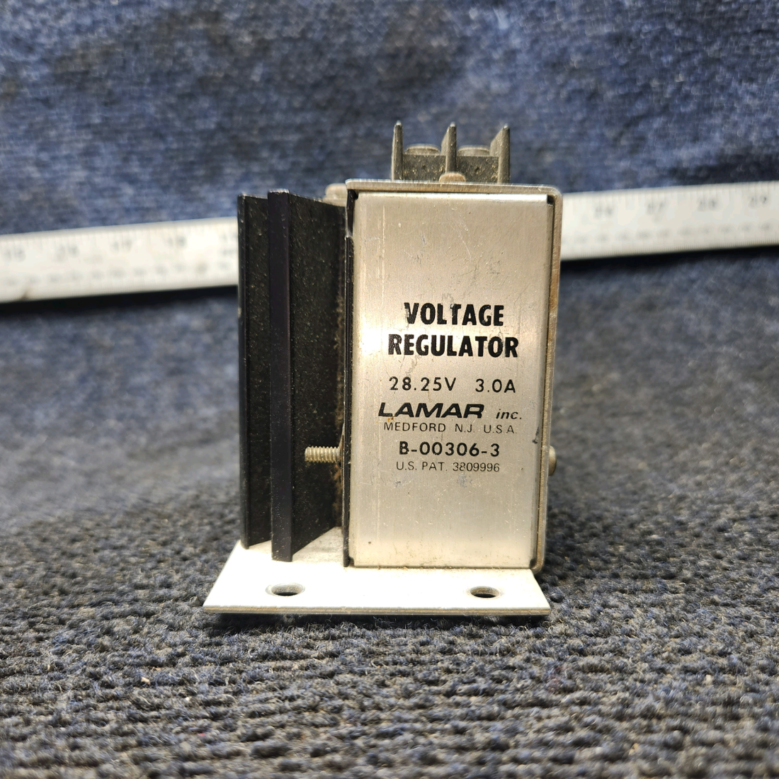 Used aircraft parts for sale, B00306-3 Lamar Voltage Regulator (28V)