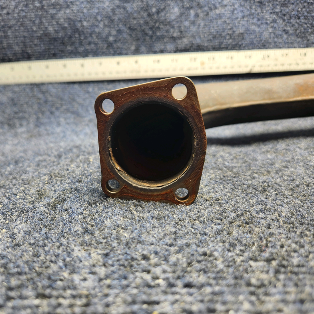 Used aircraft parts for sale, 35-95011 Beechcraft F33A EXHAUST STACK ASSEMBLY LH W/ PROBE HOLES