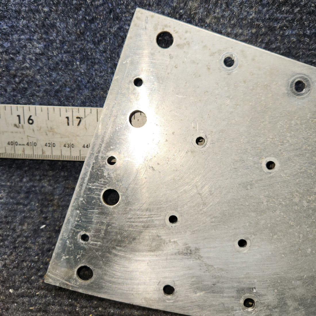 Used aircraft parts for sale, 0713495-13 Cessna 172E Bulkhead Plate reinforcement LH