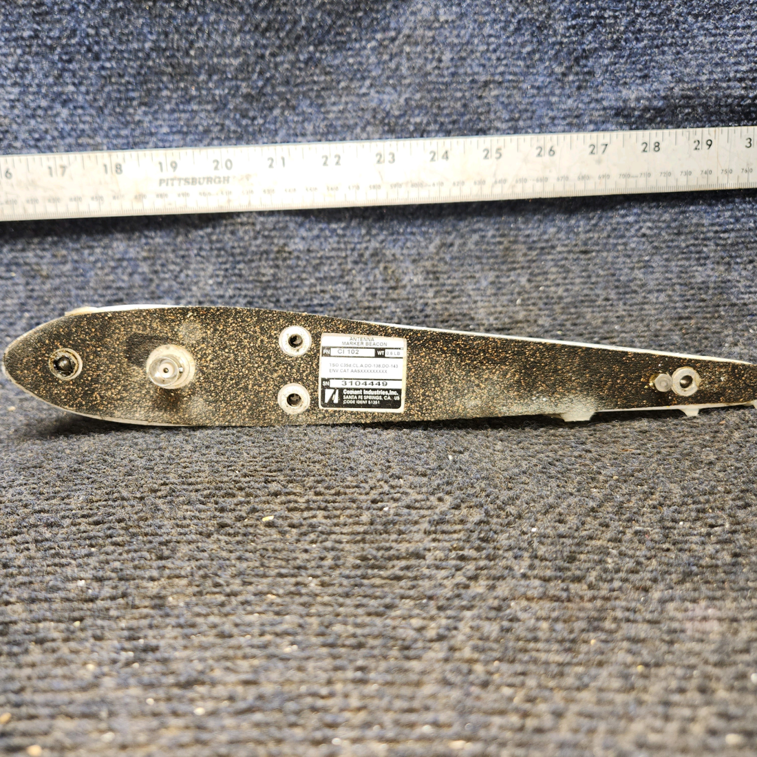 Used aircraft parts for sale, CI-102 Cessna 172E Marker Beacon Antenna