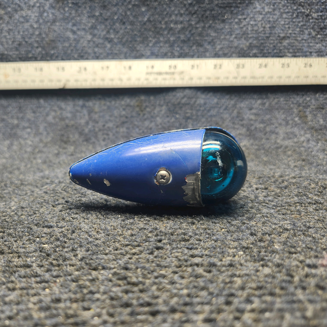 Used aircraft parts for sale, 169-110000-607 Beechcraft A23A Musketeer Custom III WING TIP LIGHT ASSEMBLY LH GREEN