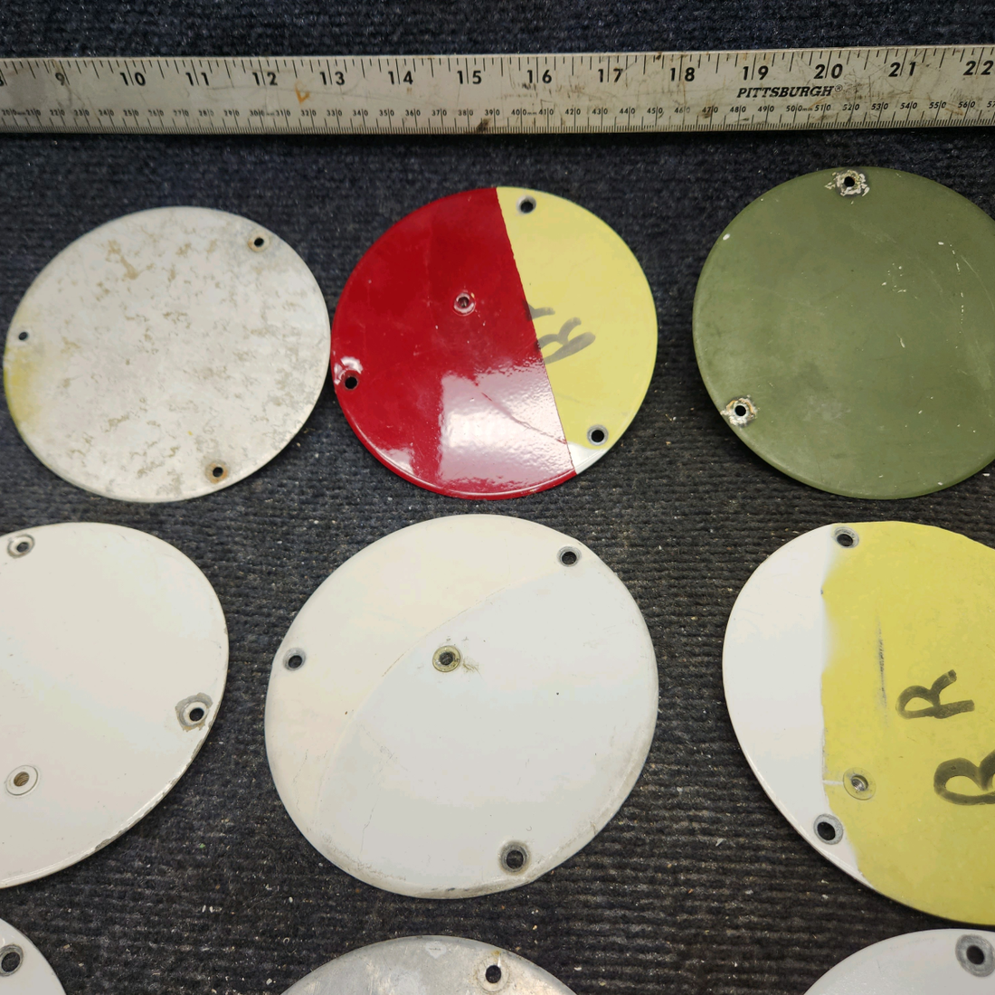 Used aircraft parts for sale, S225-1, S225-2, S225-3 Cessna C175 Lot of Different Plate Covers