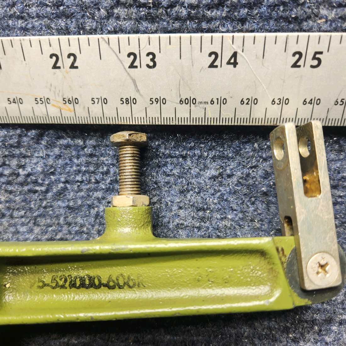 Used aircraft parts for sale, 35-521158-8 Beechcraft F33A AILERON CONTROL BELLCRANK ASSY RH