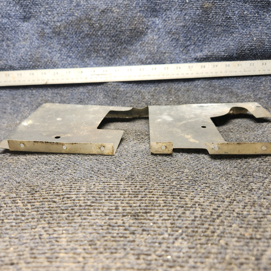 Used aircraft parts for sale, 0513058-1 Cessna 172F Rudder Bar Shield RH