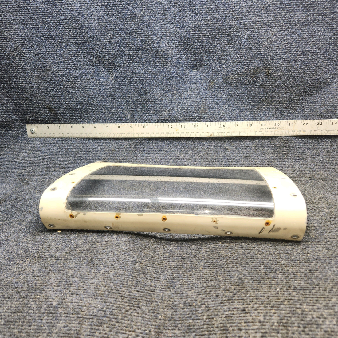 Used aircraft parts for sale, 169-110000-247 Beechcraft A24R Landing Light Window LH / RH