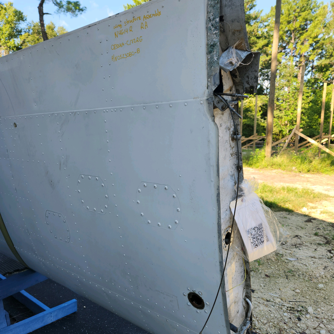 Used aircraft parts for sale, 0523080-8 CESSNA C172RG WING STRUCTURE ASSEMBLY RH