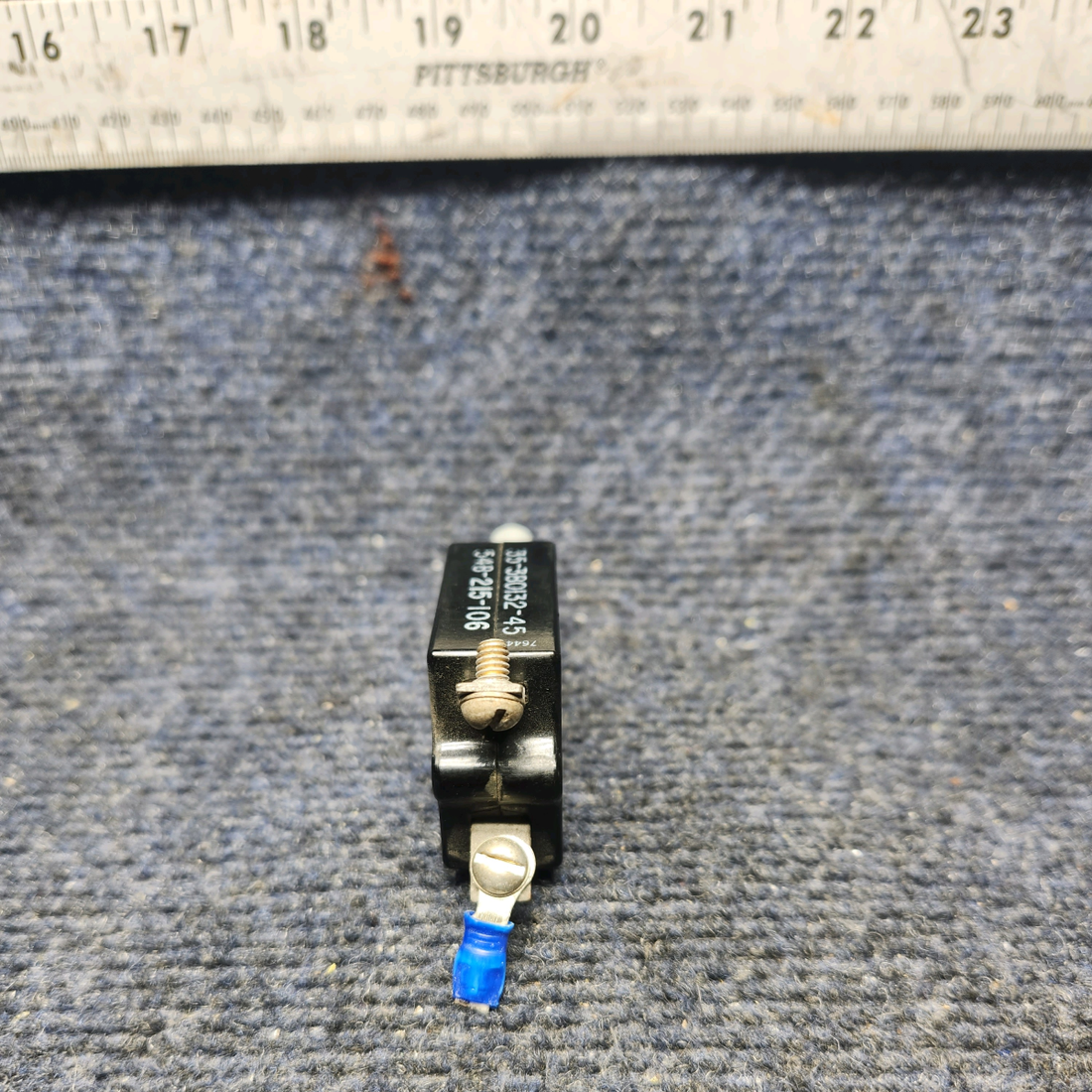 Used aircraft parts for sale, 35-380132-45 Beechcraft F33A WOOD TOGGLE SWITCH (15A)