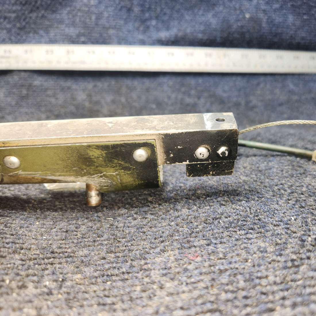 Used aircraft parts for sale, 0813150-55 Cessna 172E Parking Brake Handle Assy