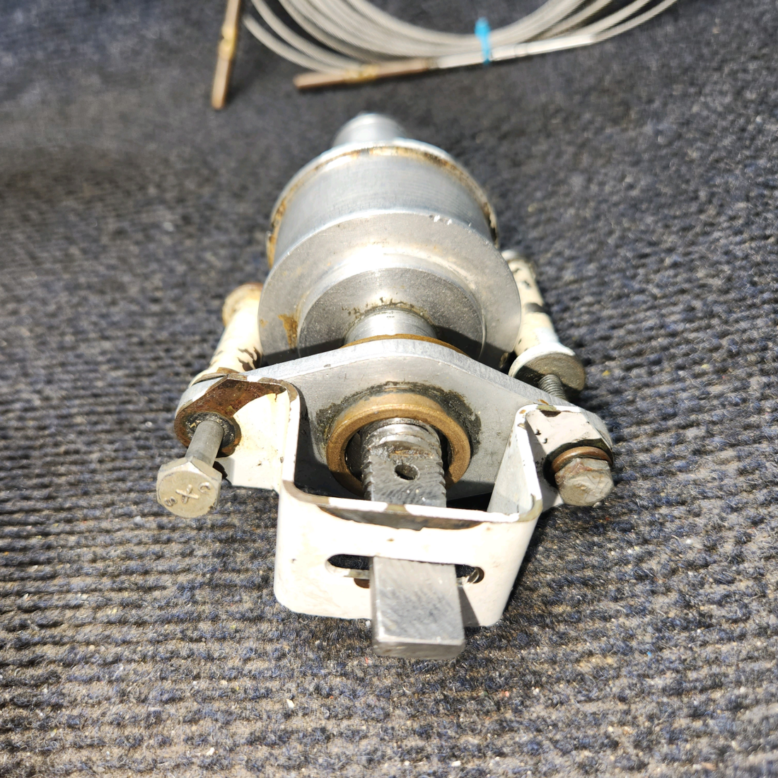 Used aircraft parts for sale, 78969-002 Piper PA32RT-300 Stabilator Trim Jackscrew and Barrel Assy With Cable