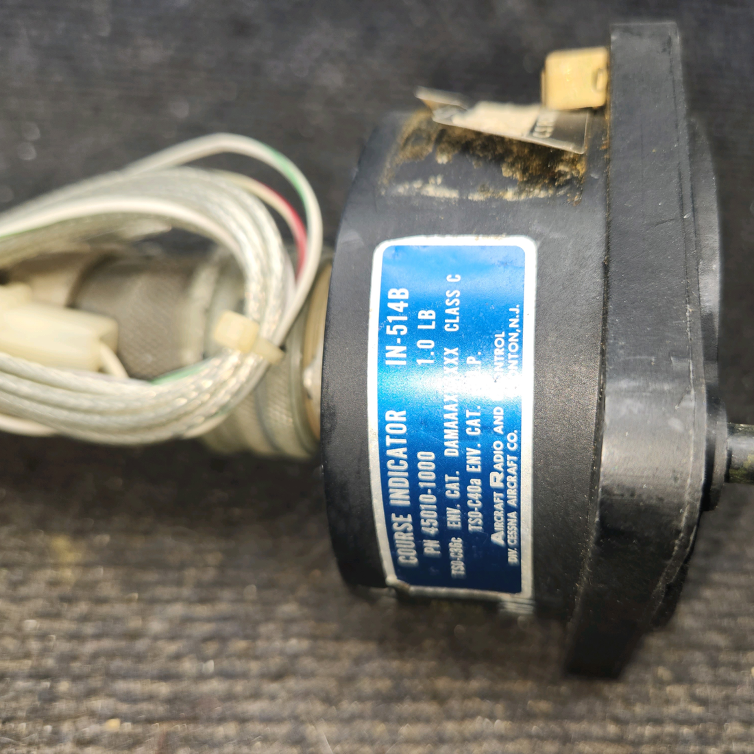 Used aircraft parts for sale, 45010-1000 cessna 172N Course Select Indicator