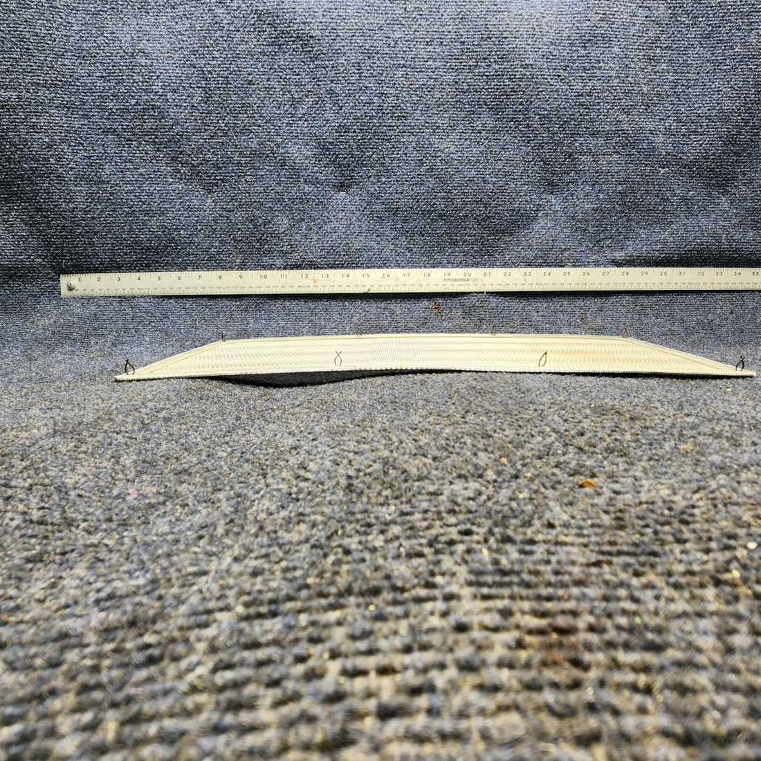 Used aircraft parts for sale, 58-530101-1 Beechcraft F33A OVERHEAD SPEAKER GRILL / COVER ASSY