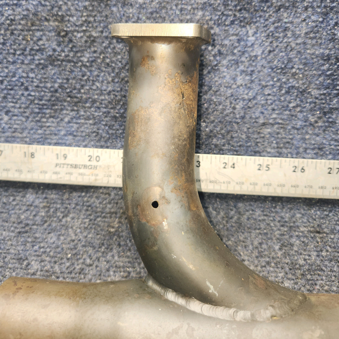 Used aircraft parts for sale, 96-950002-7 BEECHCRAFT 95-55B Exhaust Stack Assembly – Cylinder #4, LH Engine