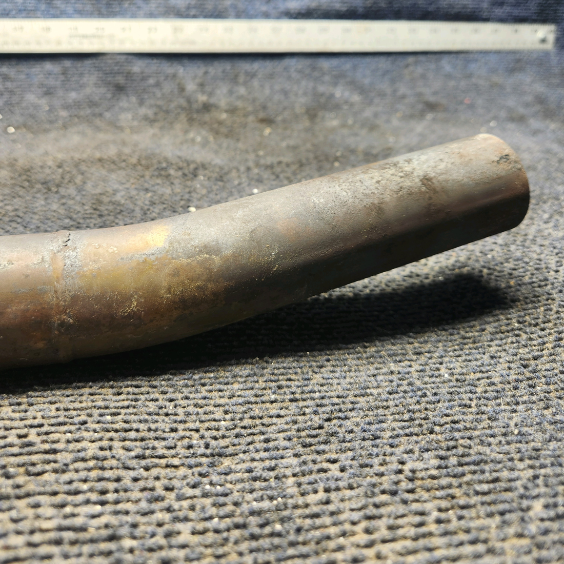 Used aircraft parts for sale, 63726-04 Lycoming Piper PA-28-140 Exhaust Stack Assembly – RH Forward