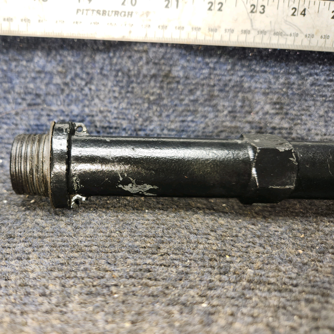 Used aircraft parts for sale, 75736 Lycoming O-320 Piper PA28-161 Oil Level Dipstick Tube – Length 12.25"