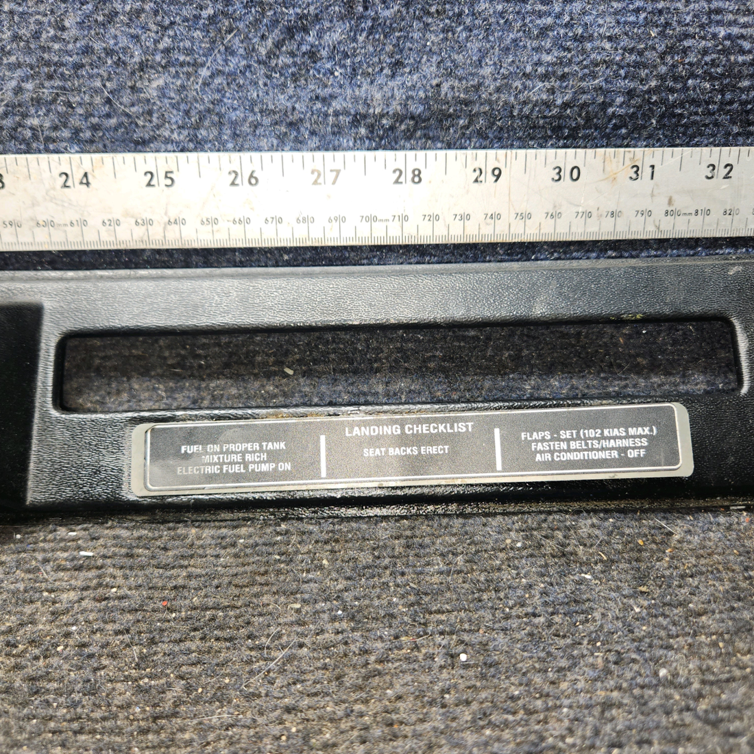 Used aircraft parts for sale, 67228-09 piper PA-28-181 Instrument Panel Cover - LH