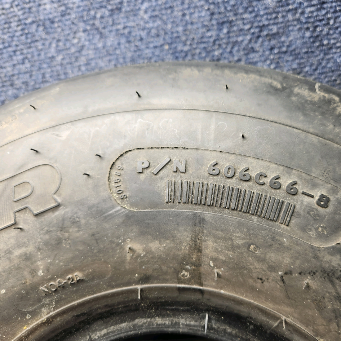 Used aircraft parts for sale, 606C66-8 Goodyear Beechcraft 35-33 Flight Custom III Tire