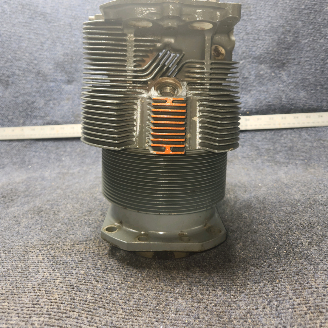 Used aircraft parts for sale, LW-12416 Lycoming O-320-D2A Piper PA28-140 Cylinder Wide Deck Chrome with High-Compression Piston