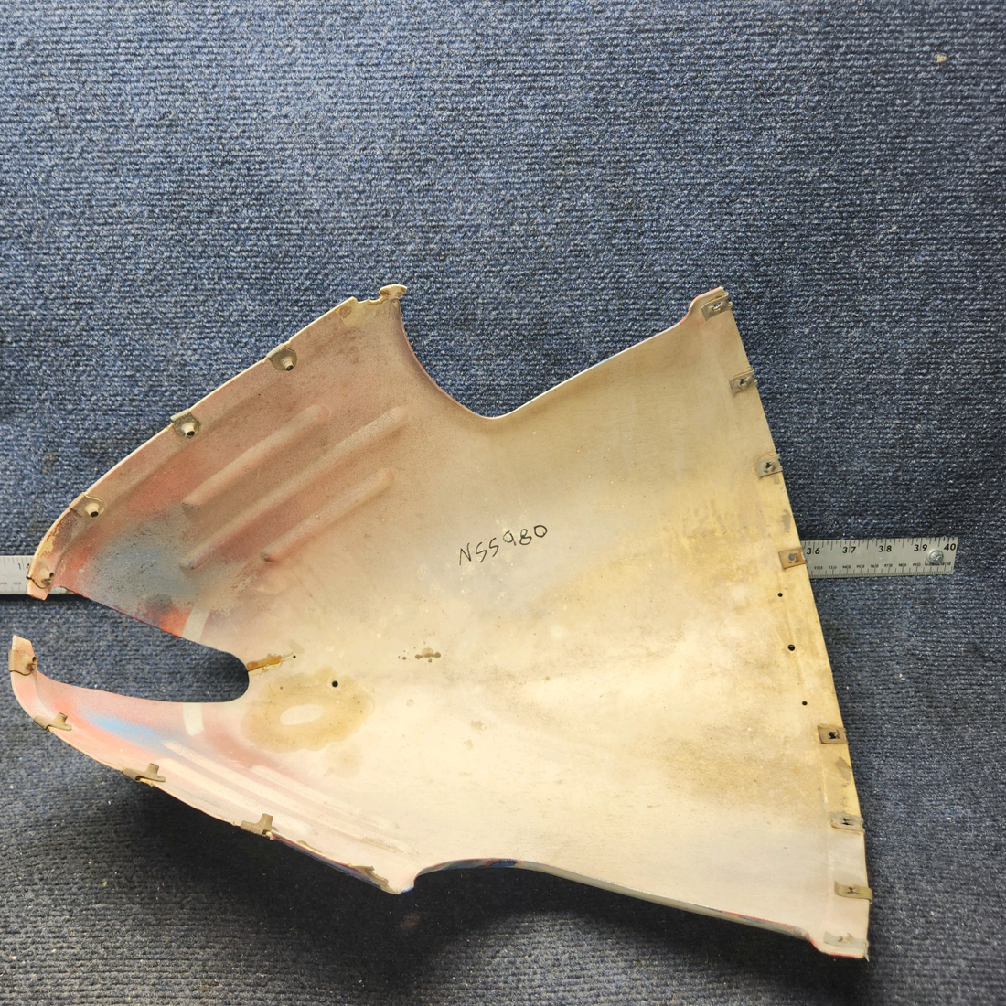 Used aircraft parts for sale, 62629-000 Piper PA28-140 Tail Cone Fairing Assembly