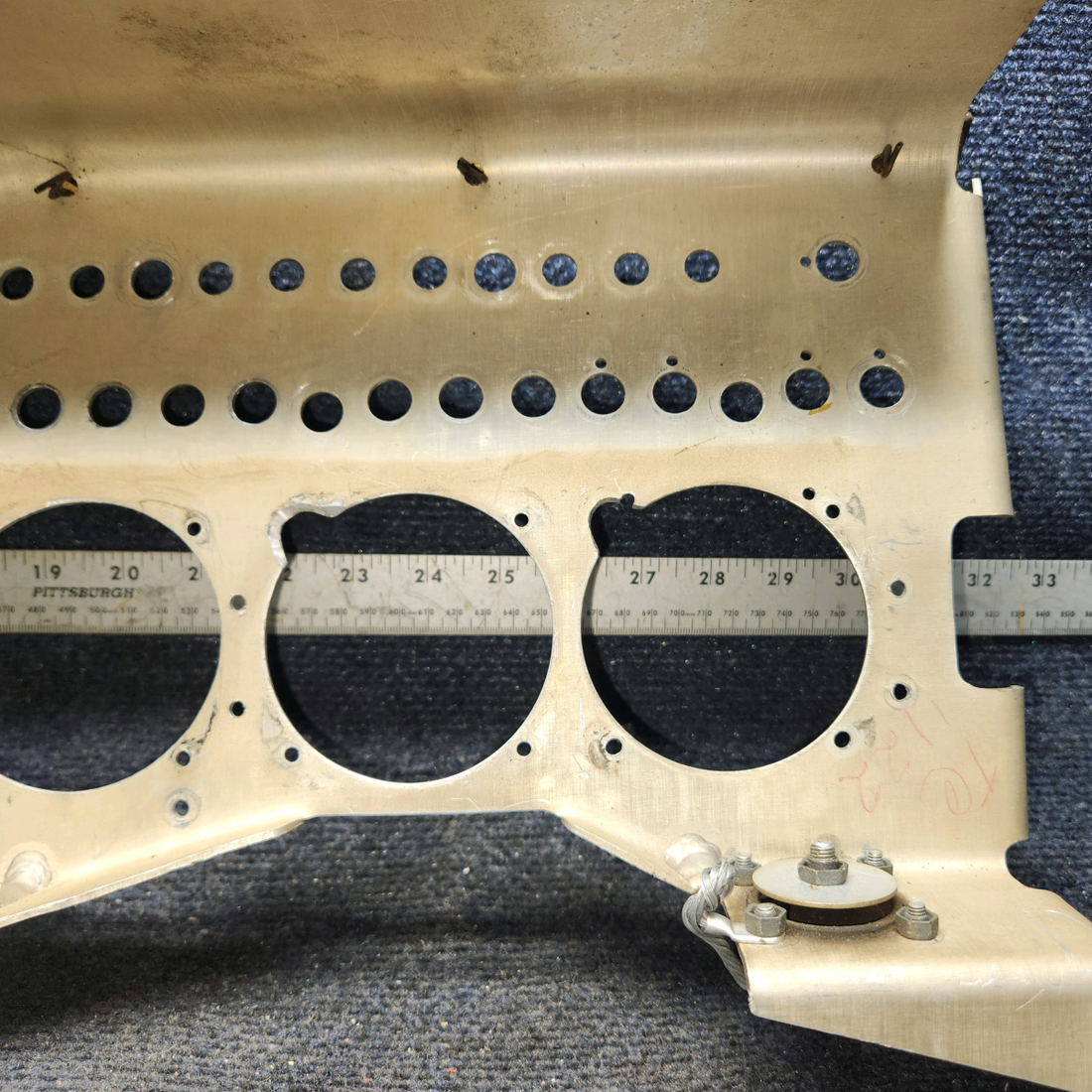 Used aircraft parts for sale, 58-324038-3 BEECHCRAFT 95-55B Sub‑Panel Instruments Breakers - Co-Pilot