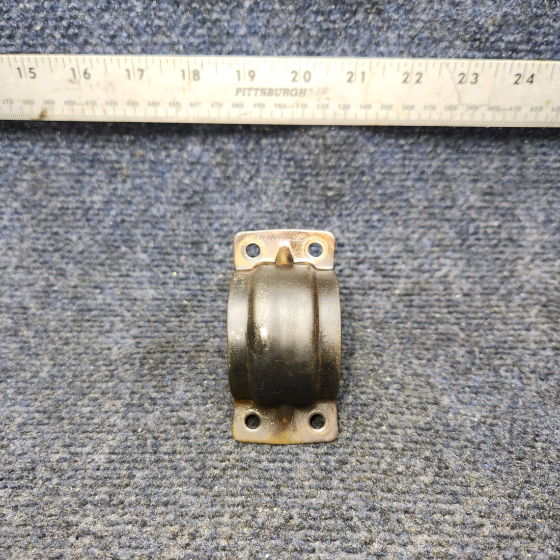 Used aircraft parts for sale, 0750161-25 CESSNA 172K EXHAUST CLAMP WITH SUPPORT "PRICE PER EACH"