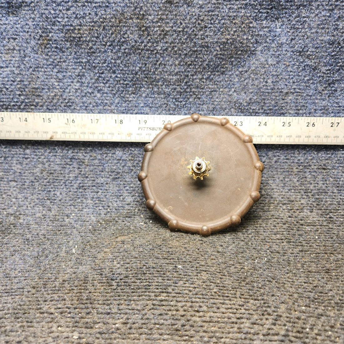 Used aircraft parts for sale, 0510127-1 Cessna 172 Elevator Tab Control Wheel Assy