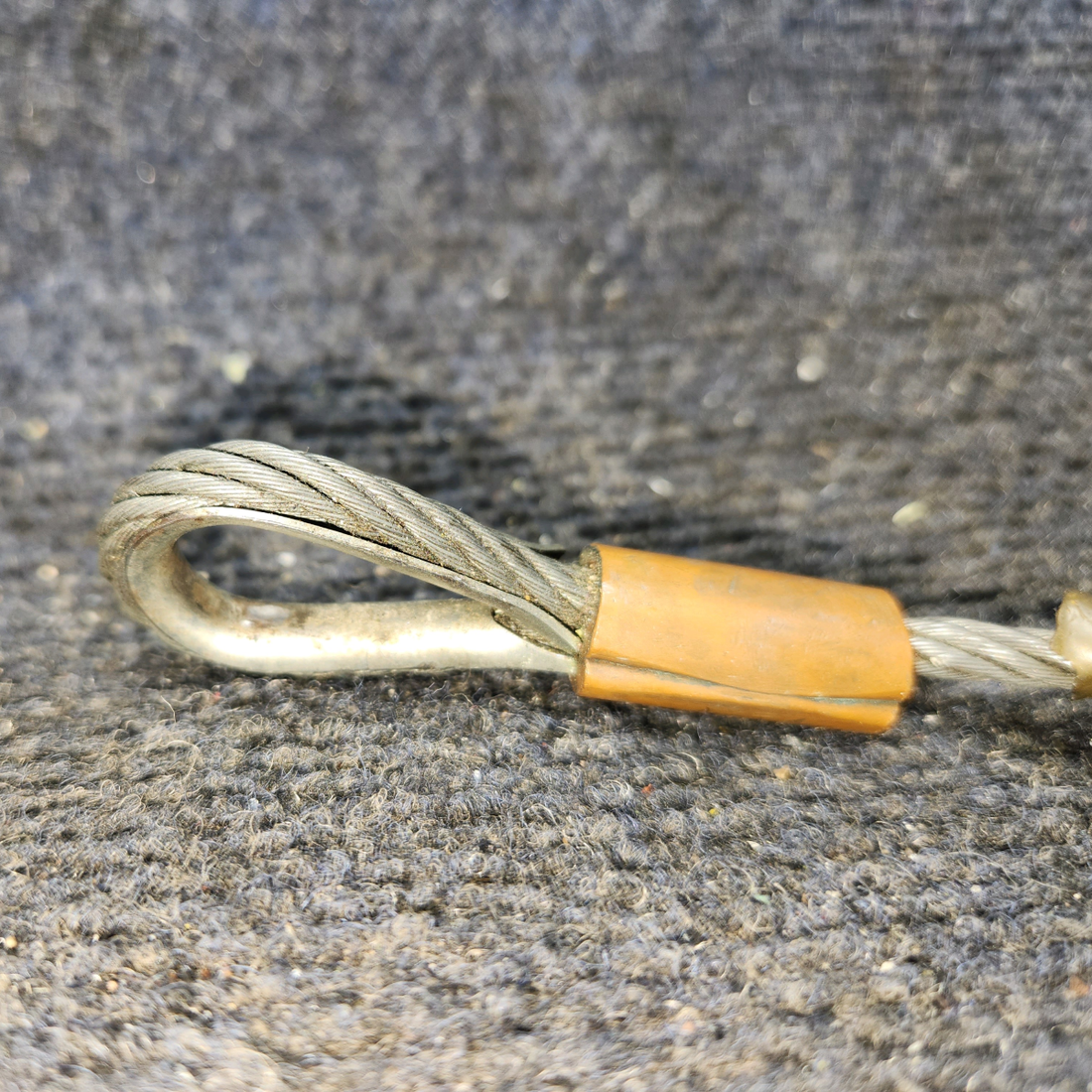 Used aircraft parts for sale, 96908-000 Piper PA32RT-300 Seat Belt Attach Cable Assembly