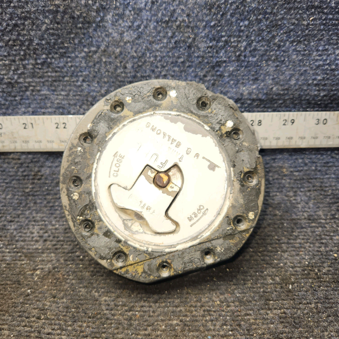 Used aircraft parts for sale, 416-85, 45-921544 Beechcraft 35-33 Fuel Cap Assembly with Adapter