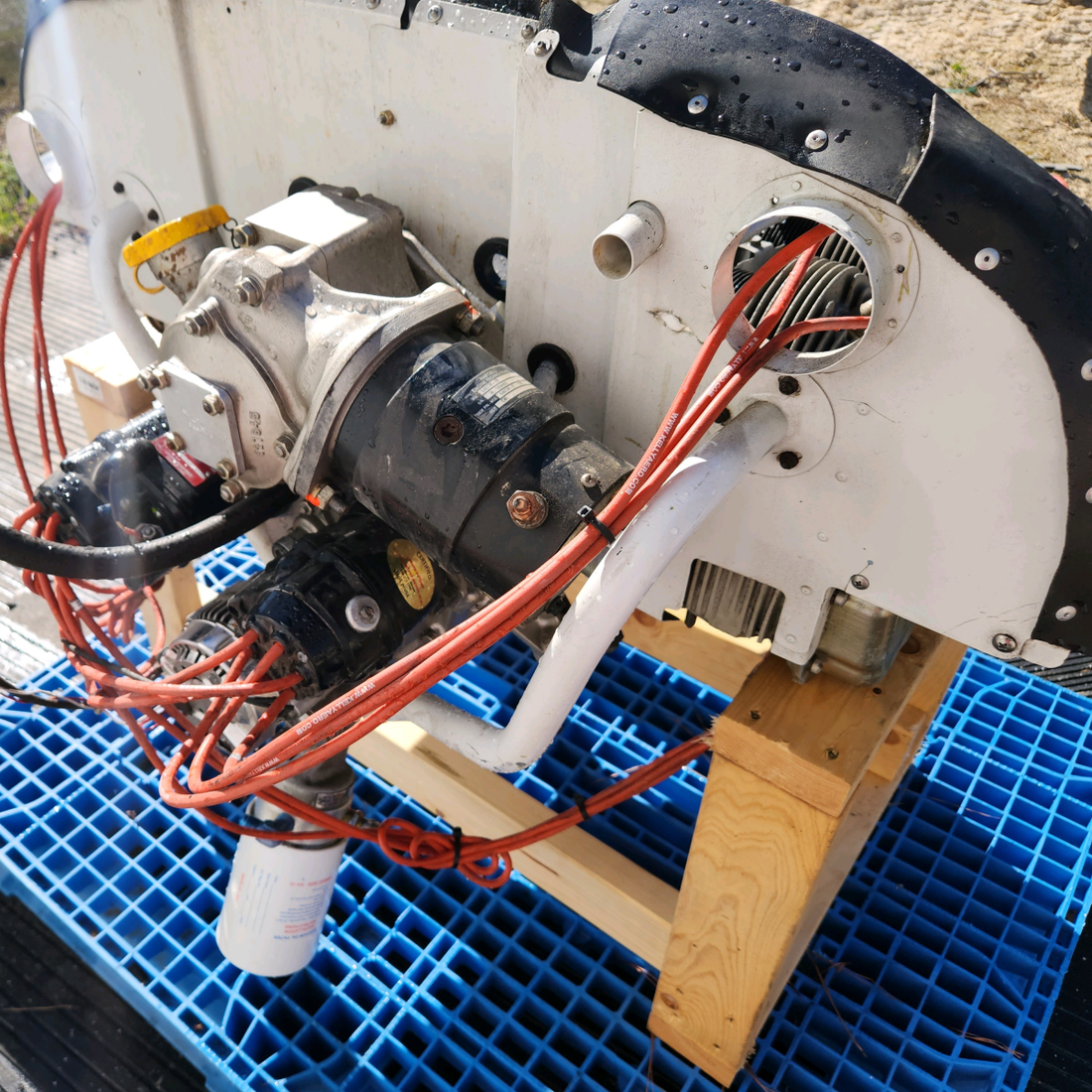 Used aircraft parts for sale, O-300-D Continental O-300-D Cessna 172E Aircraft Engine (Prop-Strike) 285OH