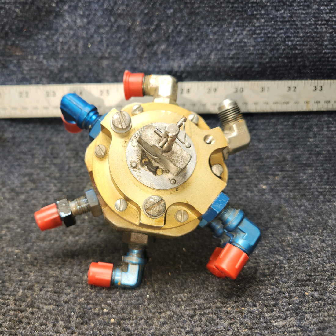 Used aircraft parts for sale, HE825-1 BEECHCRAFT 95-55B Fuel Selector Assy - RH