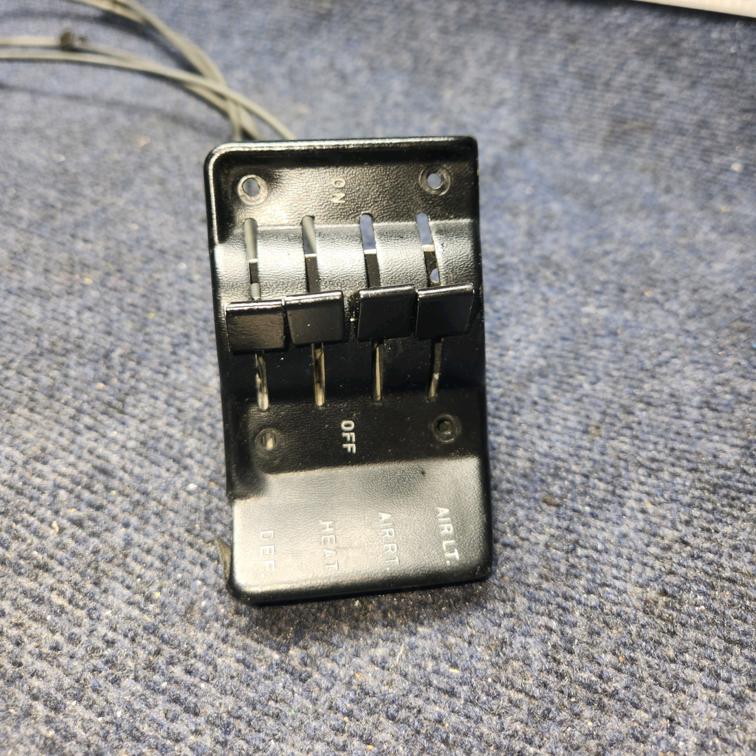 Used aircraft parts for sale, 22463-000 PIPER PA-24-250 Cabin Air Control Assembly W/ Cables