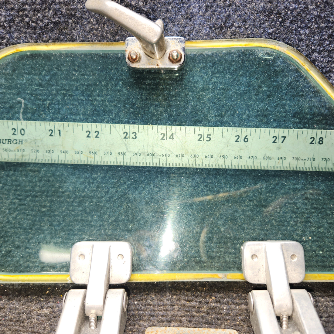 Used aircraft parts for sale, 96-420011-7 BEECHCRAFT F35 Storm Window Assembly w/Metal Leg