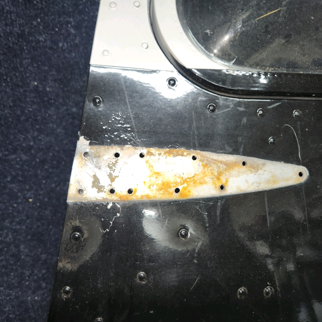 Used aircraft parts for sale, 0511460-1 Cessna 172E Cabin Door Assembly with Bubble Window - LH