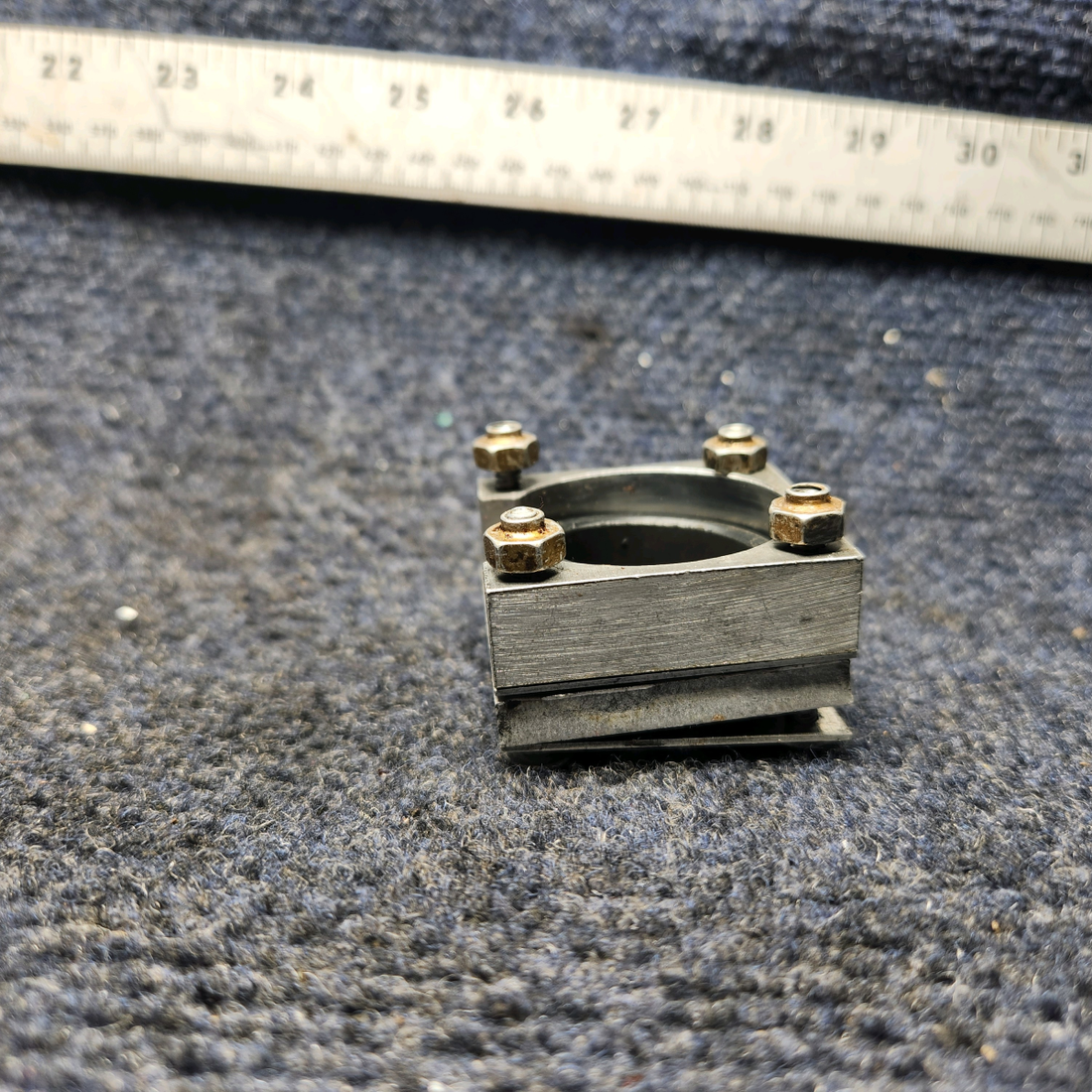 Used aircraft parts for sale, 68272-002 Piper PA28-140 Plate & Bushing Assy Yoke