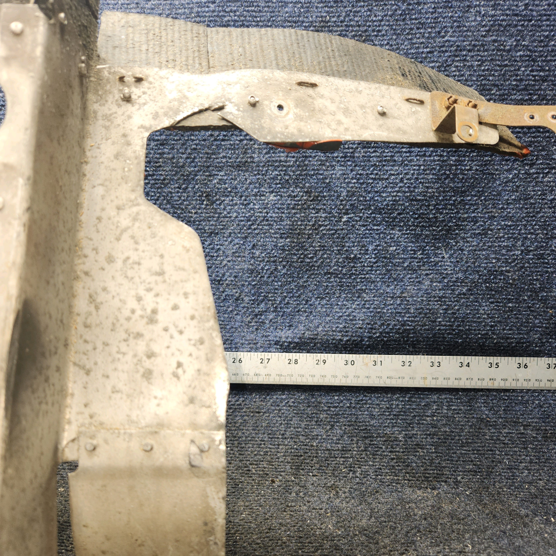 Used aircraft parts for sale, 63617-015 PIPER PA28-140 Rear Engine Baffle - LH