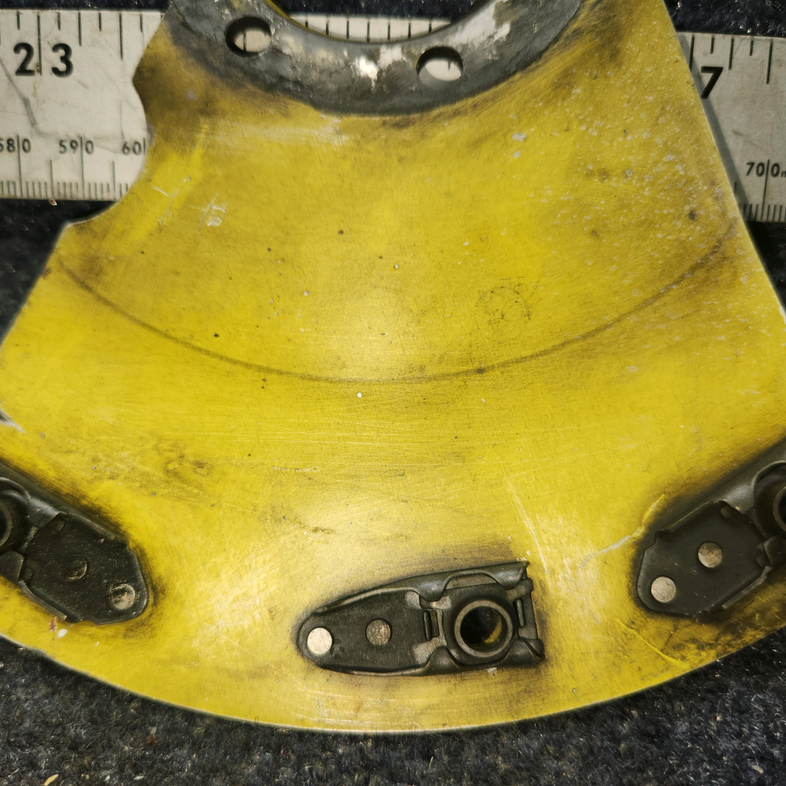 Used aircraft parts for sale, 63370-004 Piper PA28-140 Main Gear Wheel Fairing Bracket Assembly RH