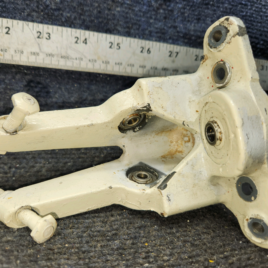 Used aircraft parts for sale, 35-600002 BEECHCRAFT F35 Inboard Elevator Hinge Support Assembly