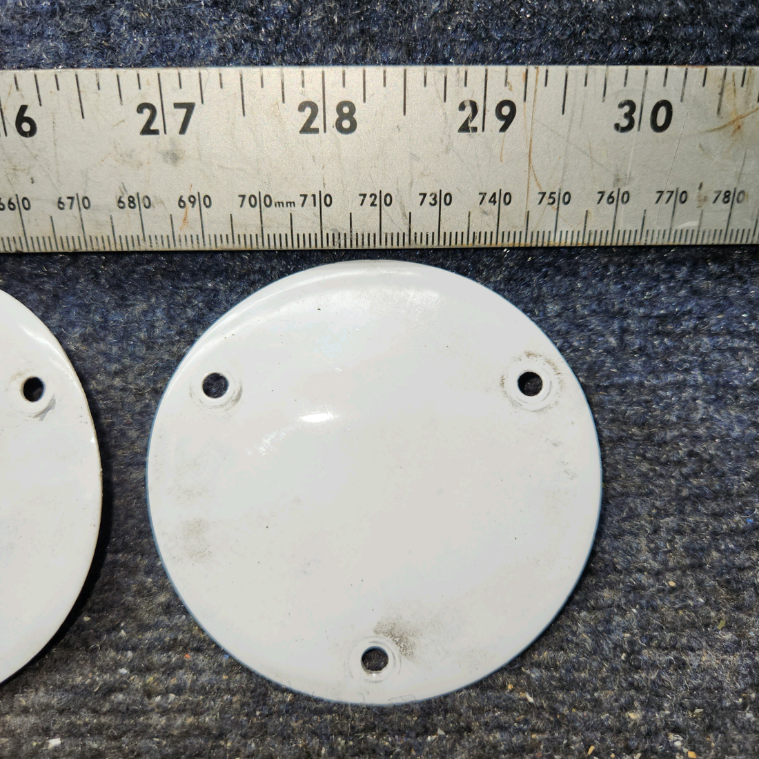 Used aircraft parts for sale, S225-3 Cessna 172E Flap Inspection Cover Plate - Set of 4