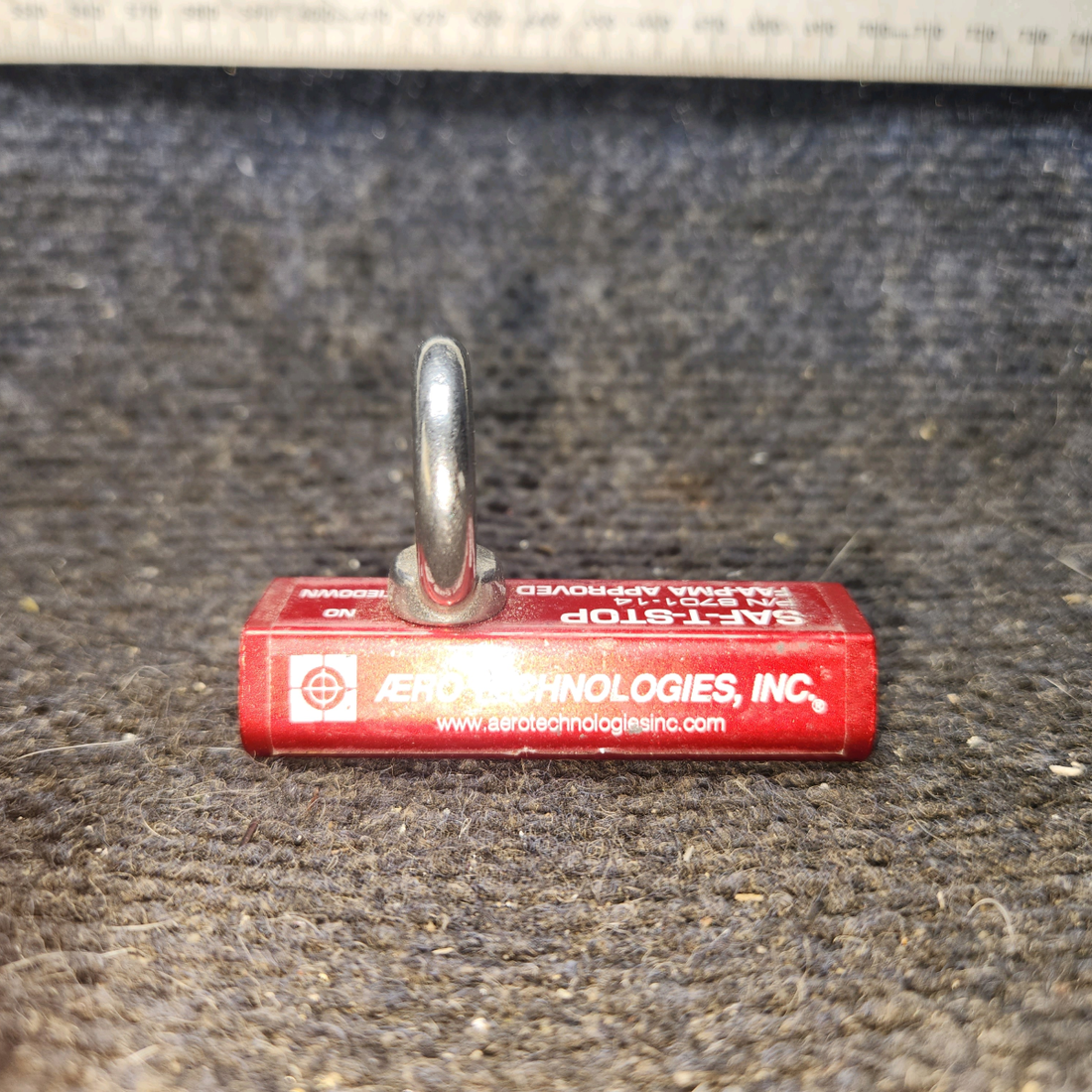 Used aircraft parts for sale, 8701-14 SAF-T-STOP cessna 172N Auxiliary Seat Stop Mechanism