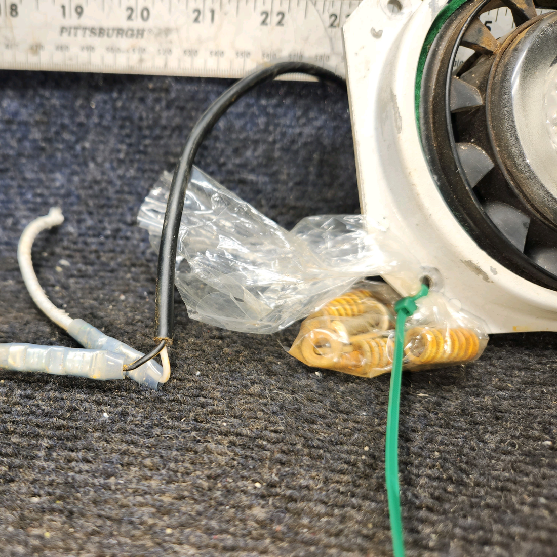 Used aircraft parts for sale, 0423542-6 Cessna 172 Bracket Assy Landing Light With LED light