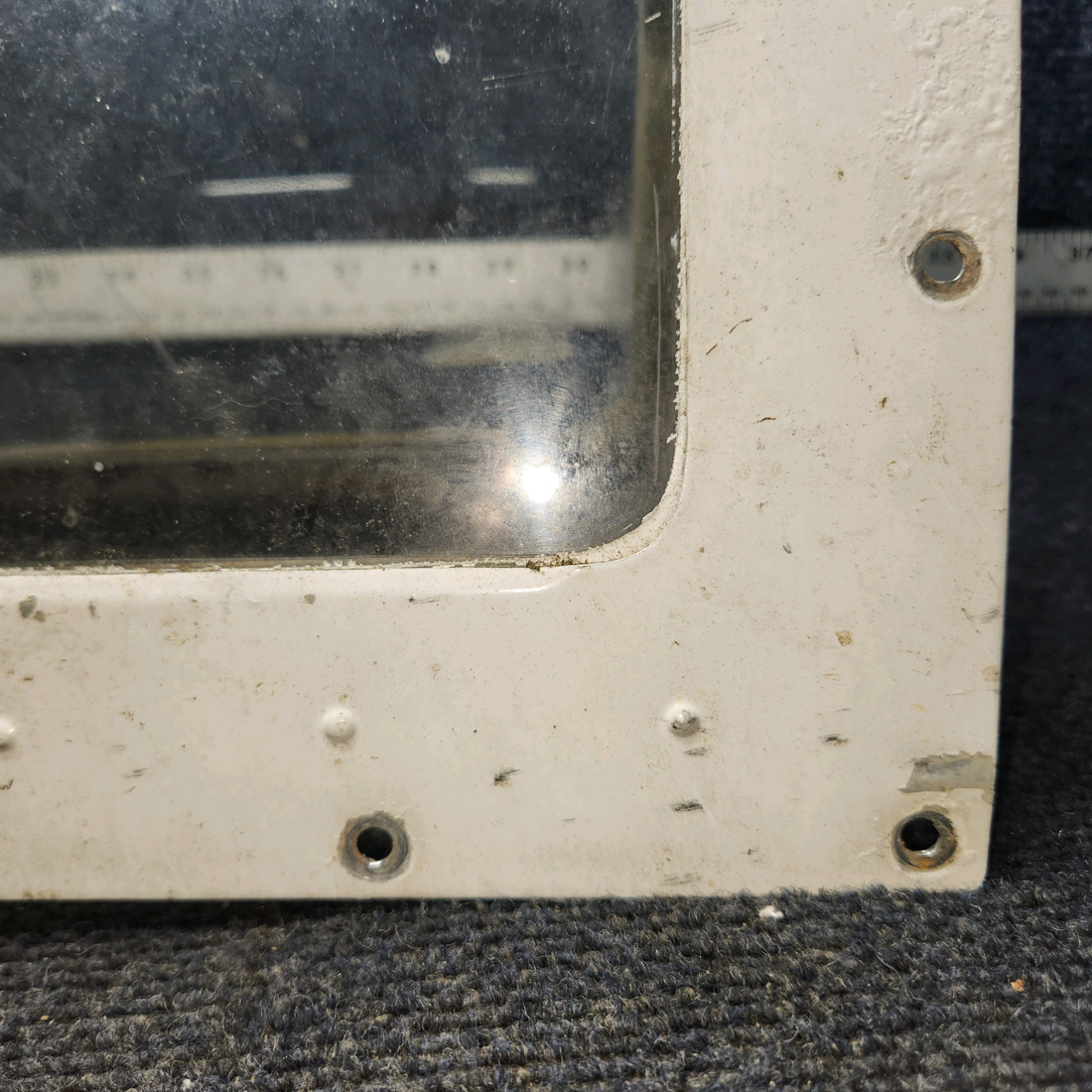 Used aircraft parts for sale, 0523115 cessna 150G Landing Light Window Assembly with Lens