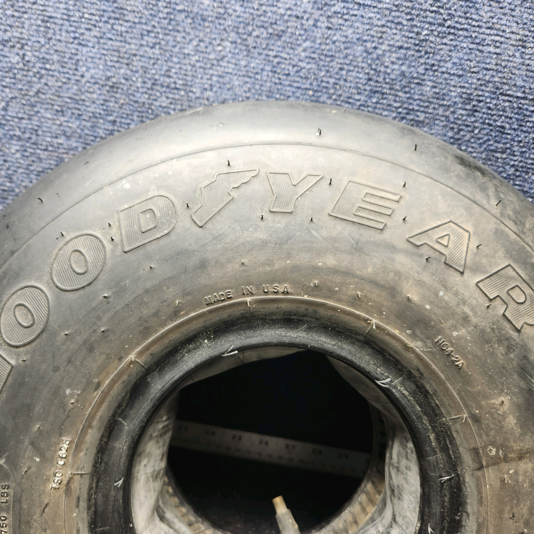 Used aircraft parts for sale, 606C66-8 Goodyear Beechcraft 35-33 Flight Custom III Tire