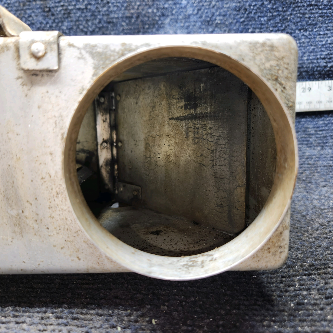 Used aircraft parts for sale, 0550180-1 Continental O-300-D Cessna 172F Carburetor Airbox Assembly