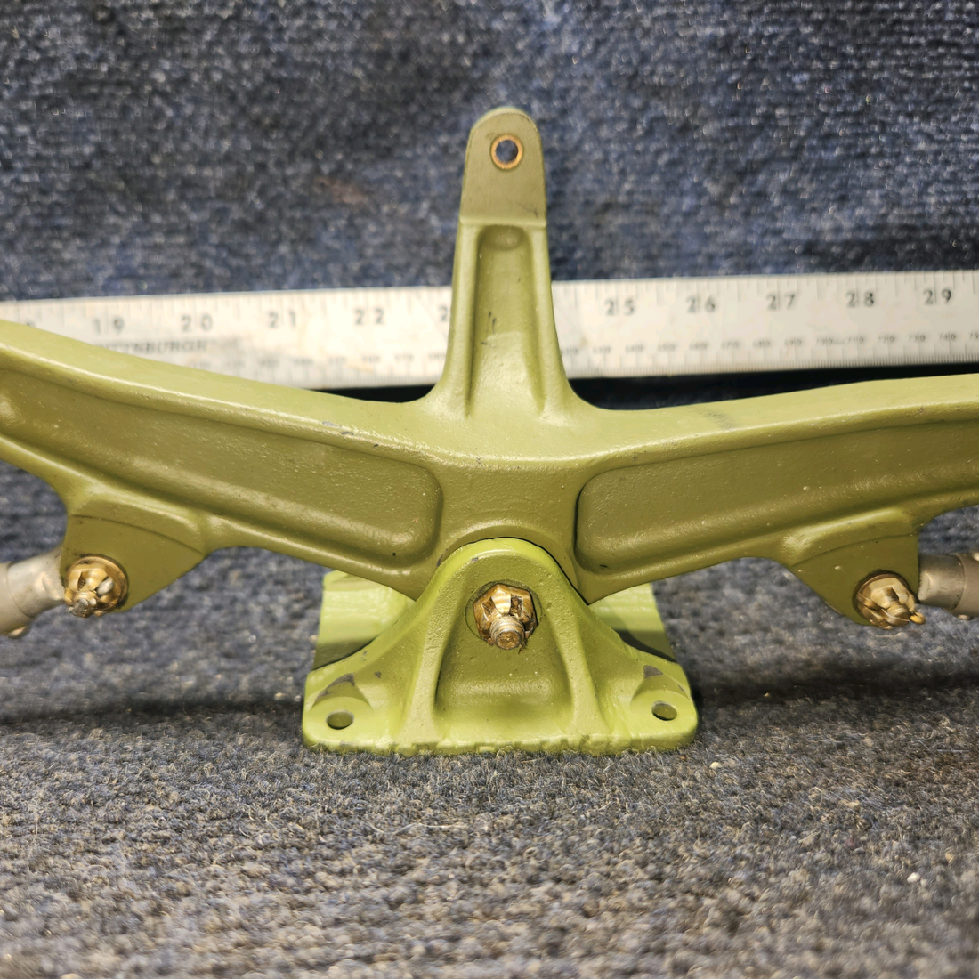 Used aircraft parts for sale, 96-524010-1 BEECHCRAFT 95-55B Bellcrank Rudder Pedal Assembly with Link and Base