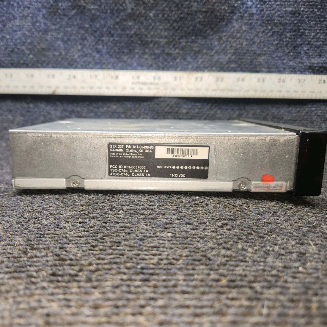 Used aircraft parts for sale, 011-00490-00 Garmin GTX-327 cessna 172k Transponder Radio