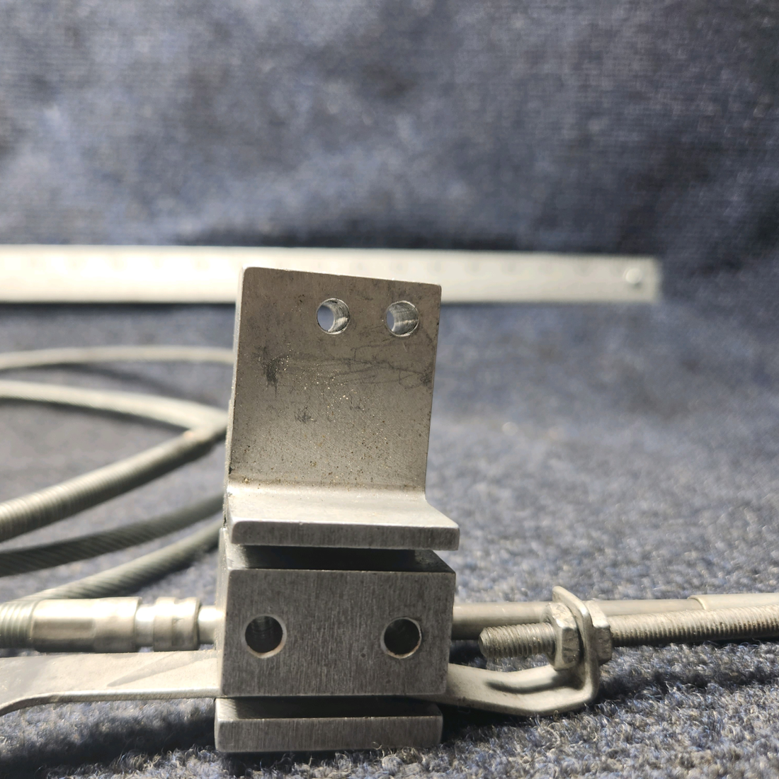 Used aircraft parts for sale, 50‑389010‑29 BEECHCRAFT 95-55B Left-Hand Propeller Push/Pull Control Cable 140"