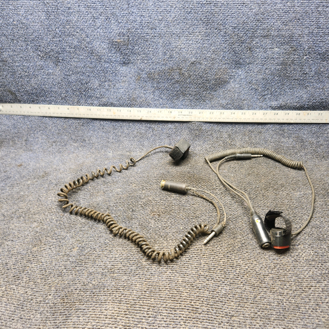 Used aircraft parts for sale, PT-300 Telex Cessna C175 Push-To-Talk Switch Pair