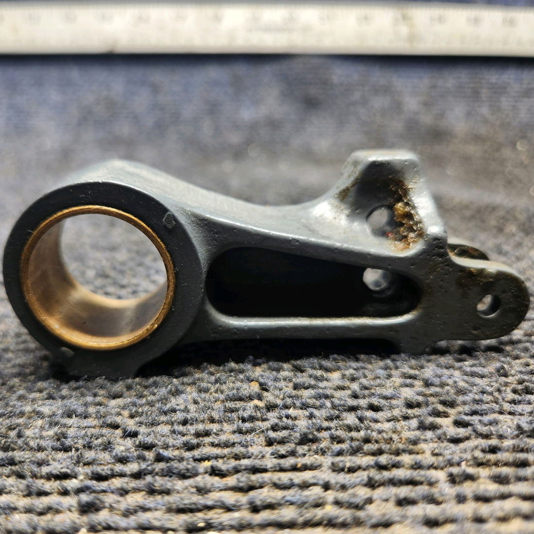 Used aircraft parts for sale, 35-524367-2 Beechcraft 35-33 Co-Pilot Rudder Pedal Arm Assy - LH
