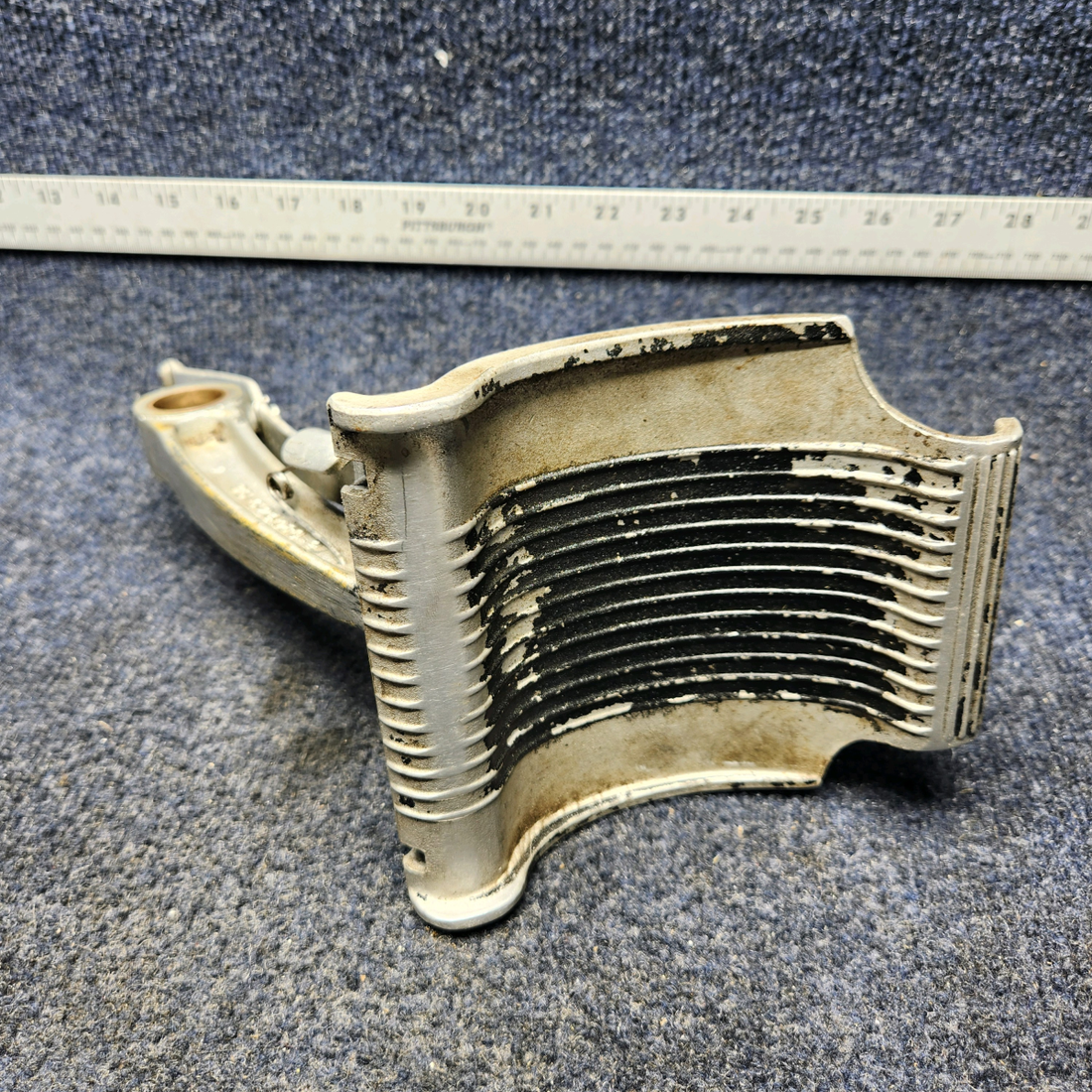 Used aircraft parts for sale, 35-524011 AND 35-524060-2 BEECHCRAFT F35 RUDDER PEDAL AND PEDAL ARM